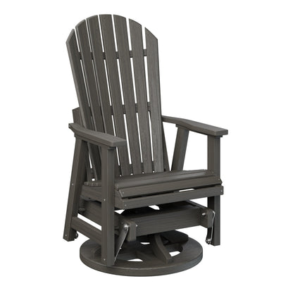 Berlin Gardens Comfo Back Poly Lumber Swivel Glider
