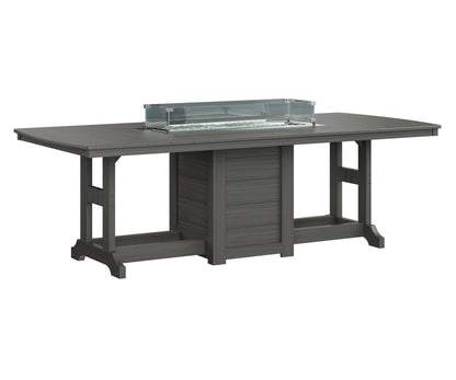 Berlin Gardens Garden Classic Fire Pit Poly Lumber Dining Table