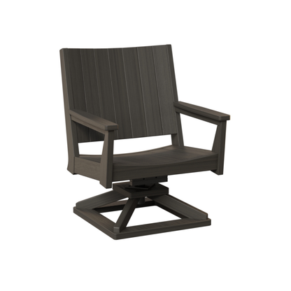 Berlin Gardens Mayhew Chat Poly Lumber Swivel Rocker