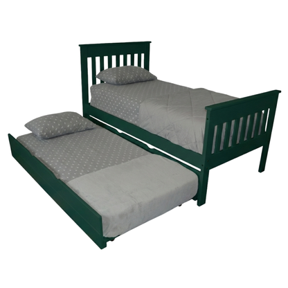 Versaloft Harmony Amish Made Bed Frame with Trundle Unit