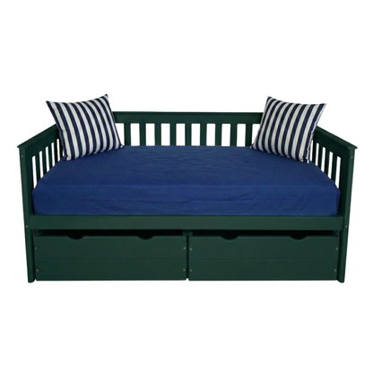 Versaloft Mission Amish Made Daybed Frame with 2-Piece Drawers