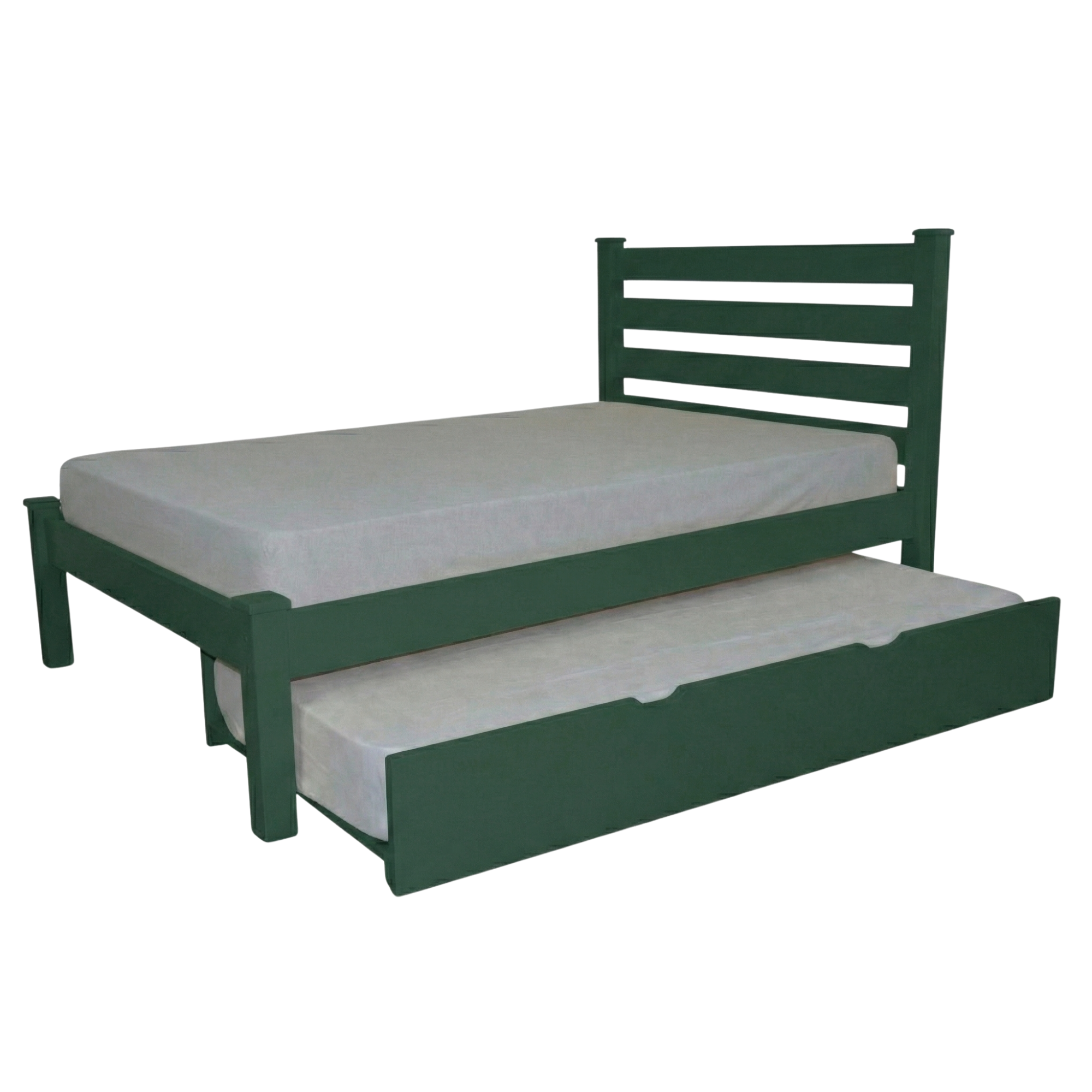 Versaloft Homestead Amish Made Bed Frame with Headboard and Trundle Unit