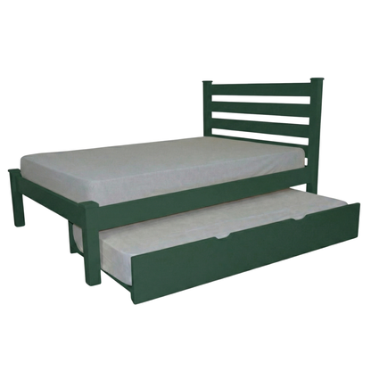 Versaloft Homestead Amish Made Bed Frame with Headboard and Trundle Unit