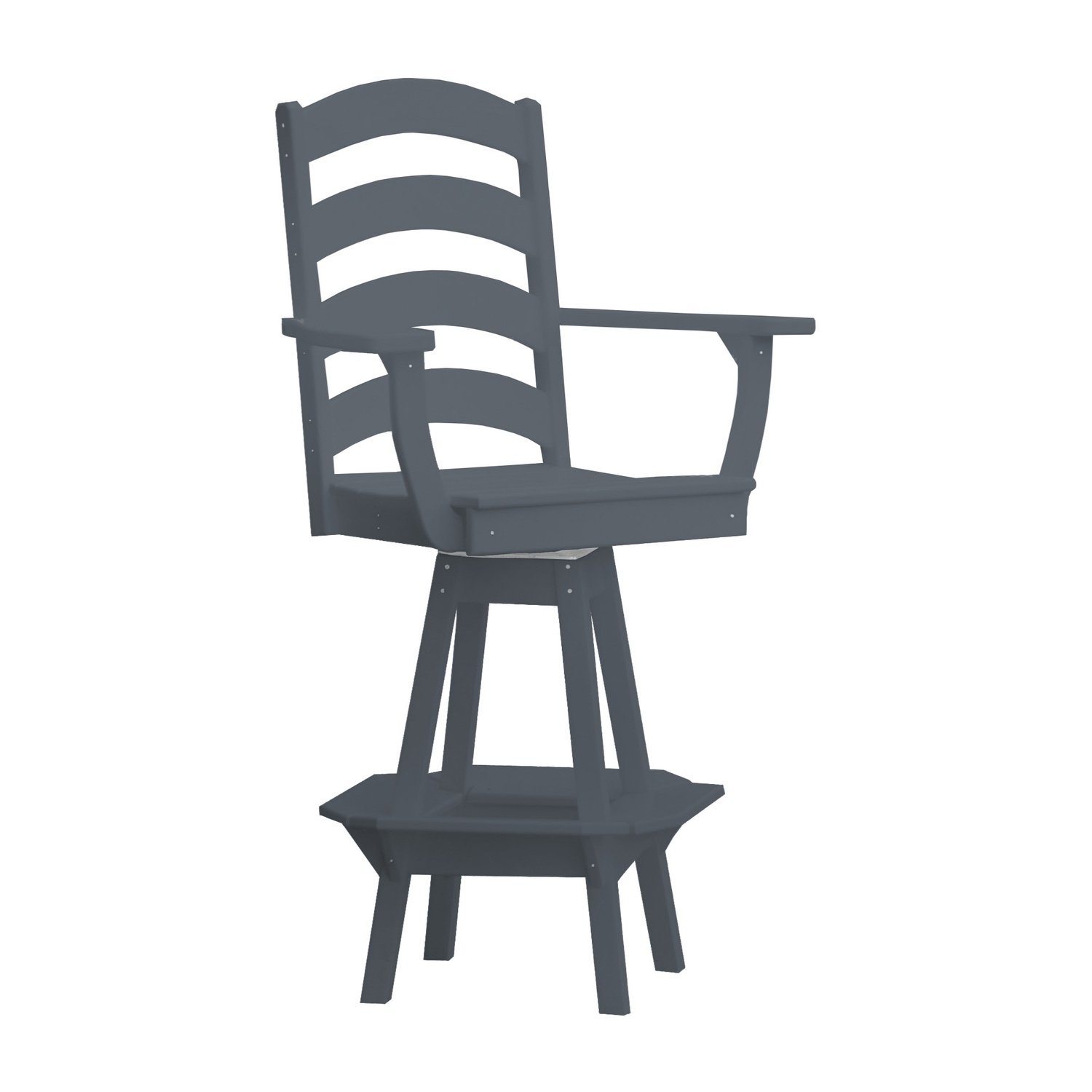 Keystone Amish Co. Josie Poly Outdoor Swivel Bar Chair