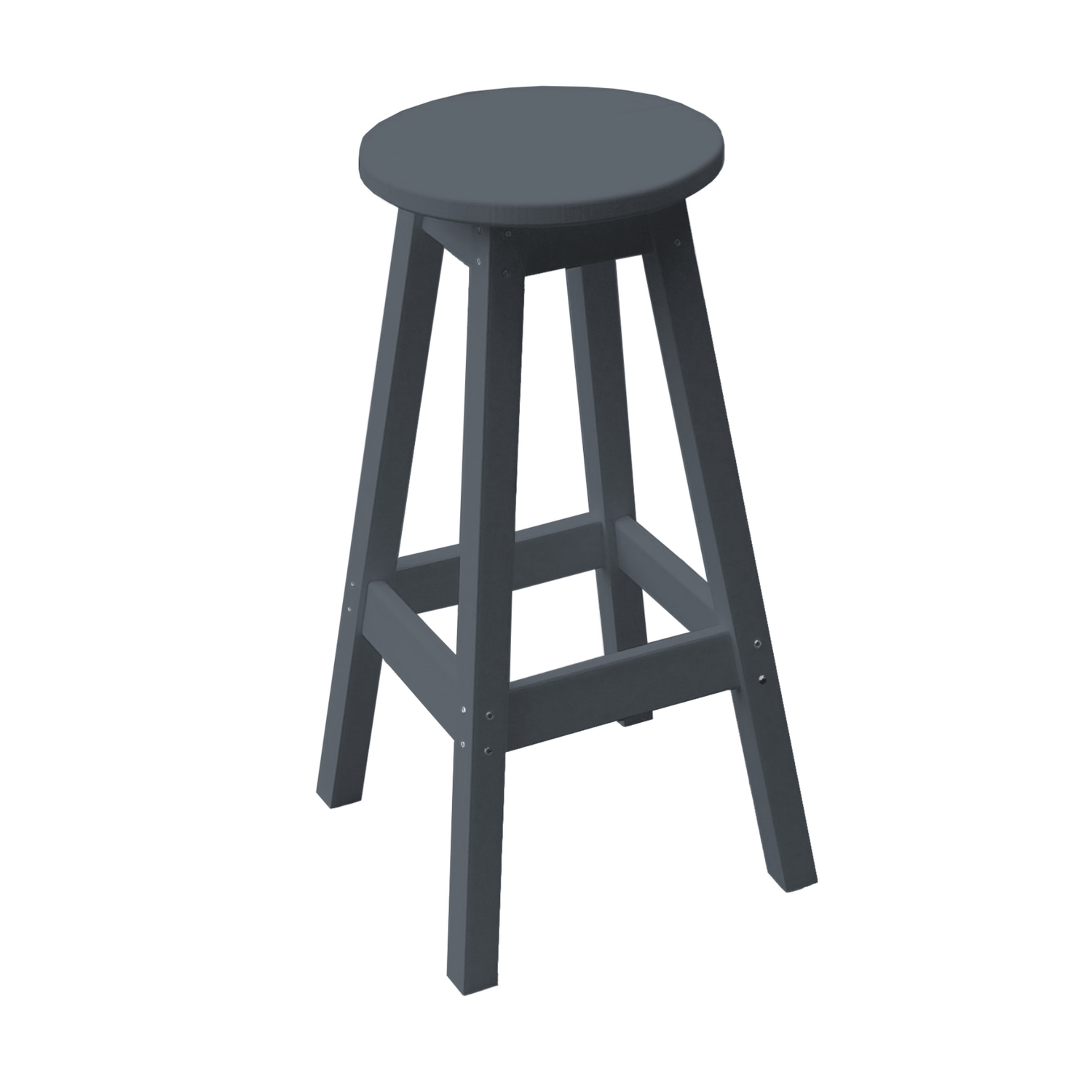 Keystone Amish Co. Round Poly Outdoor Bar Stool