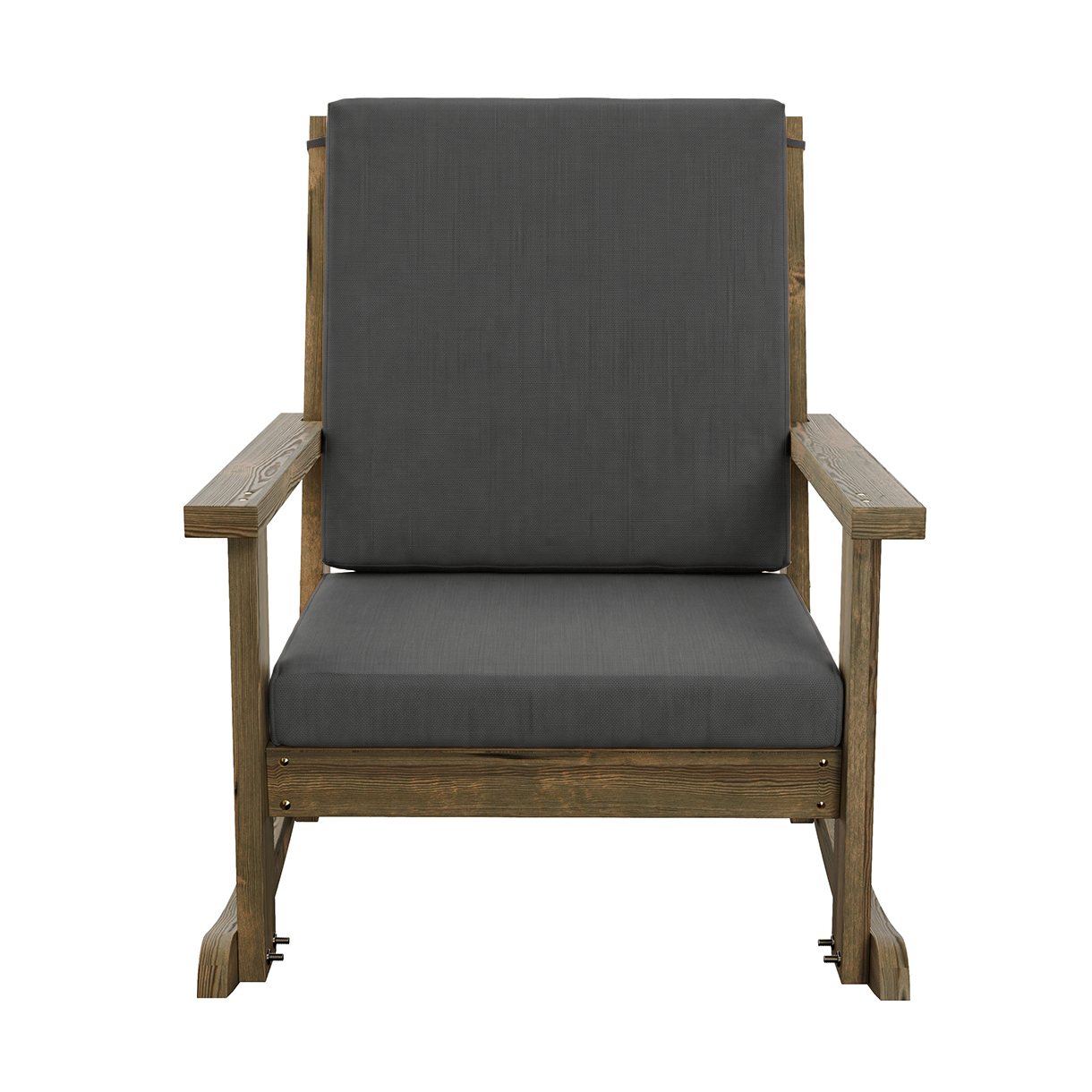 Amish Casual Deep Seated Rocking Chair with Cushion