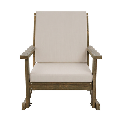 Amish Casual Deep Seated Rocking Chair with Cushion
