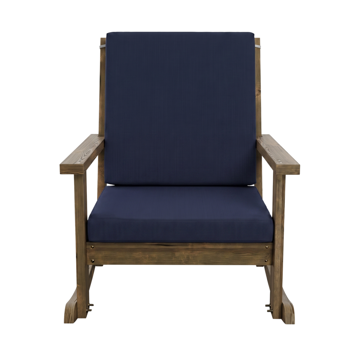 Amish Casual Deep Seated Rocking Chair with Cushion