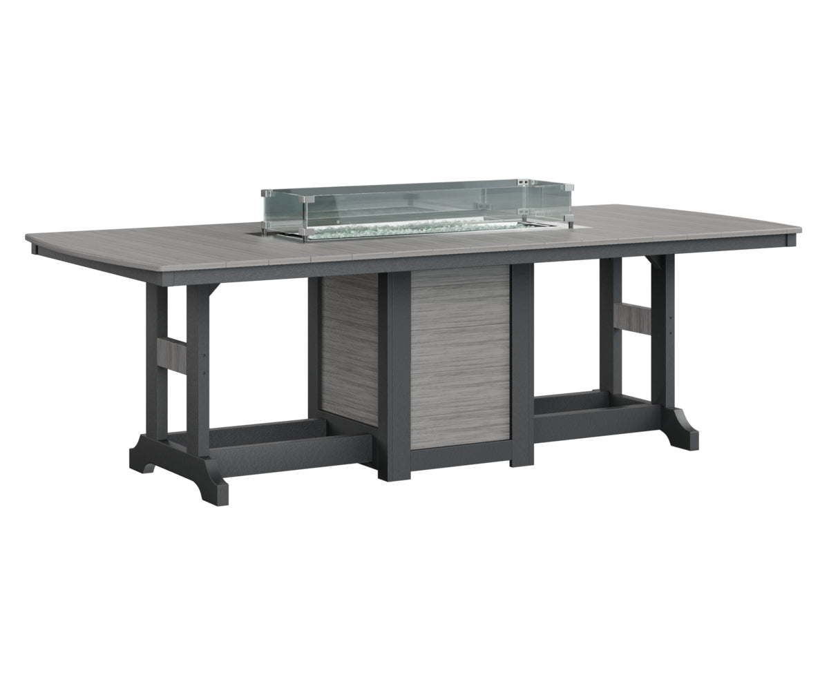 Berlin Gardens Garden Classic Fire Pit Poly Lumber Dining Table