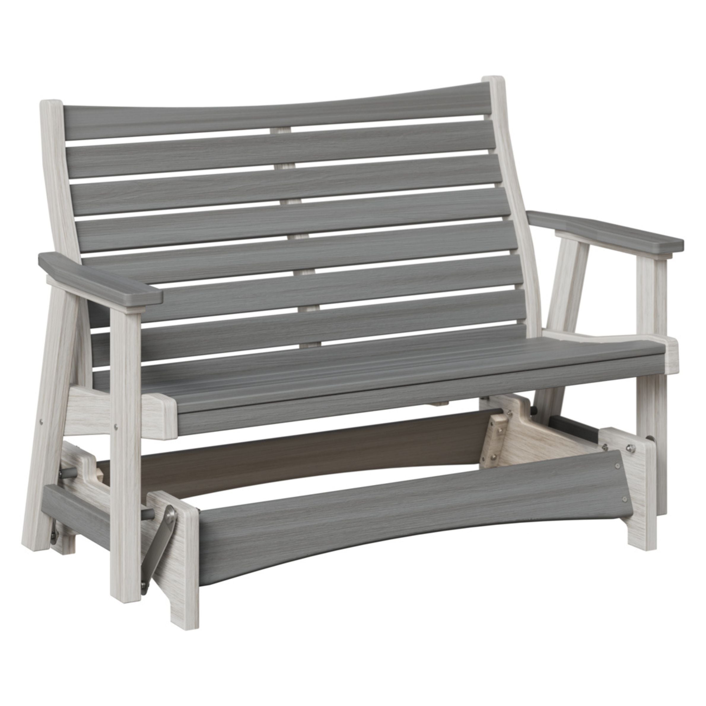 Berlin Gardens Bristol Poly Lumber Double Glider
