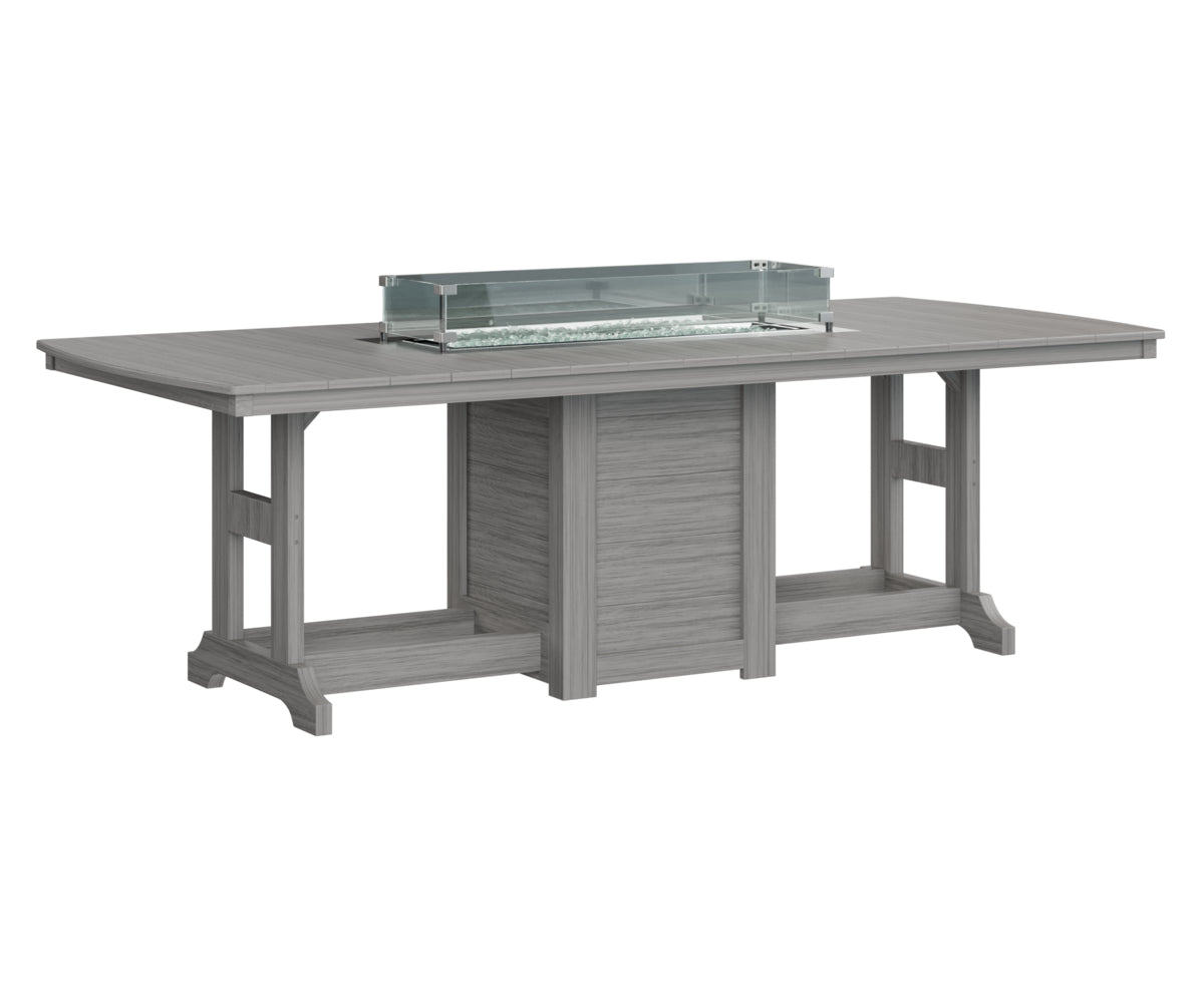 Berlin Gardens Garden Classic Fire Pit Poly Lumber Dining Table