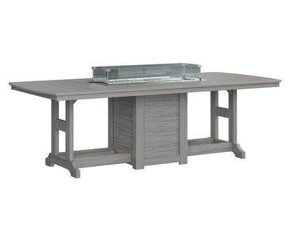 Berlin Gardens Garden Classic Fire Pit Poly Lumber Dining Table