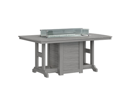 Berlin Gardens Garden Classic Fire Pit Poly Lumber Dining Table