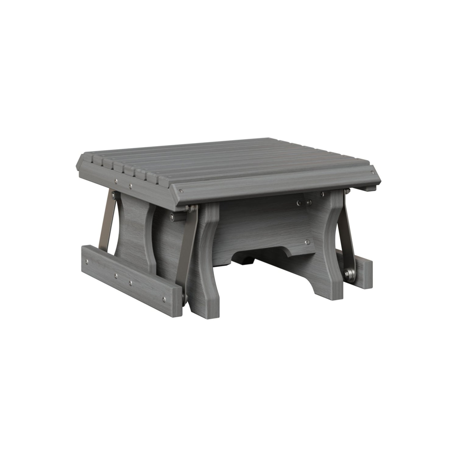 Berlin Gardens Outdoor Poly Lumber Gliding Footstool