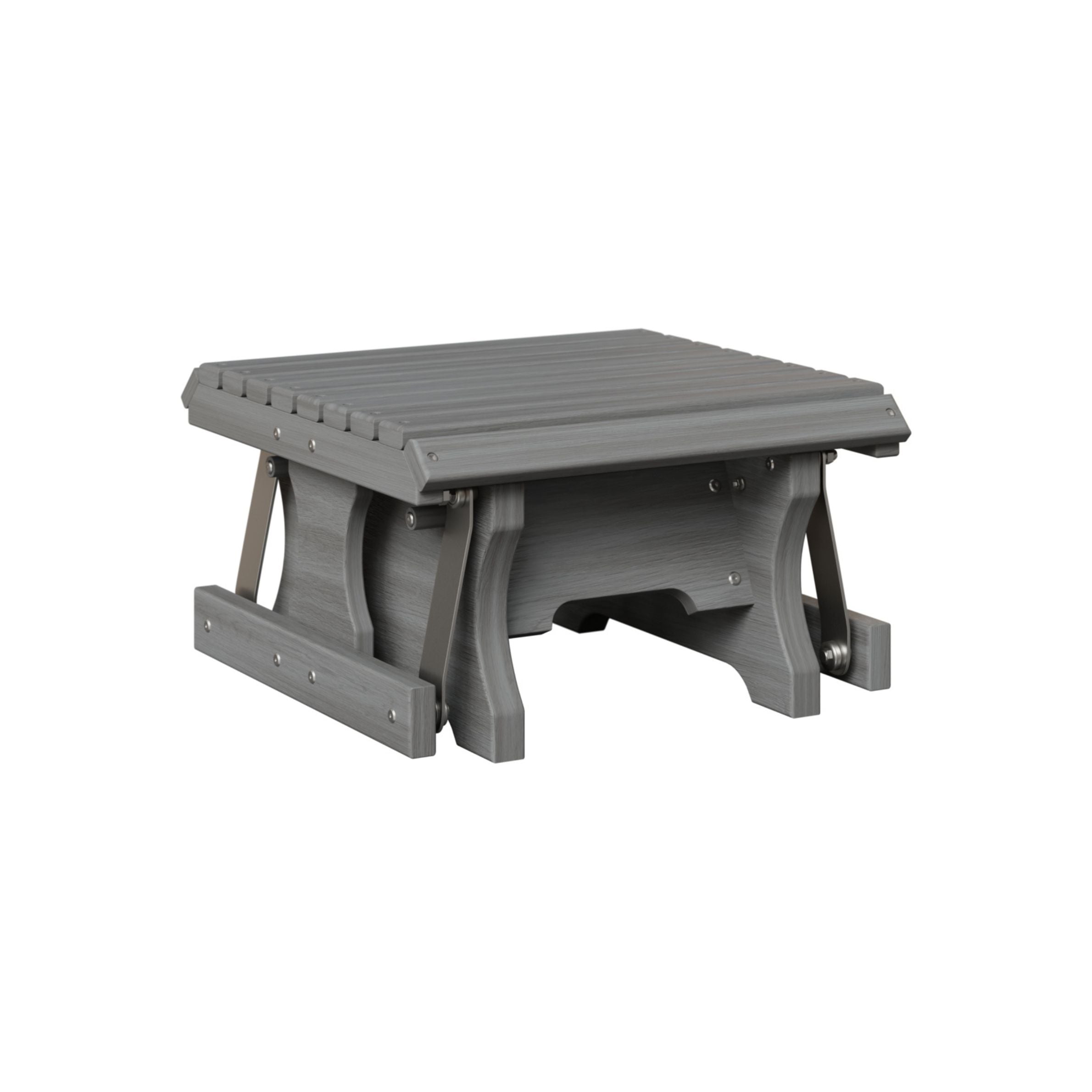 Berlin Gardens Outdoor Poly Lumber Gliding Footstool