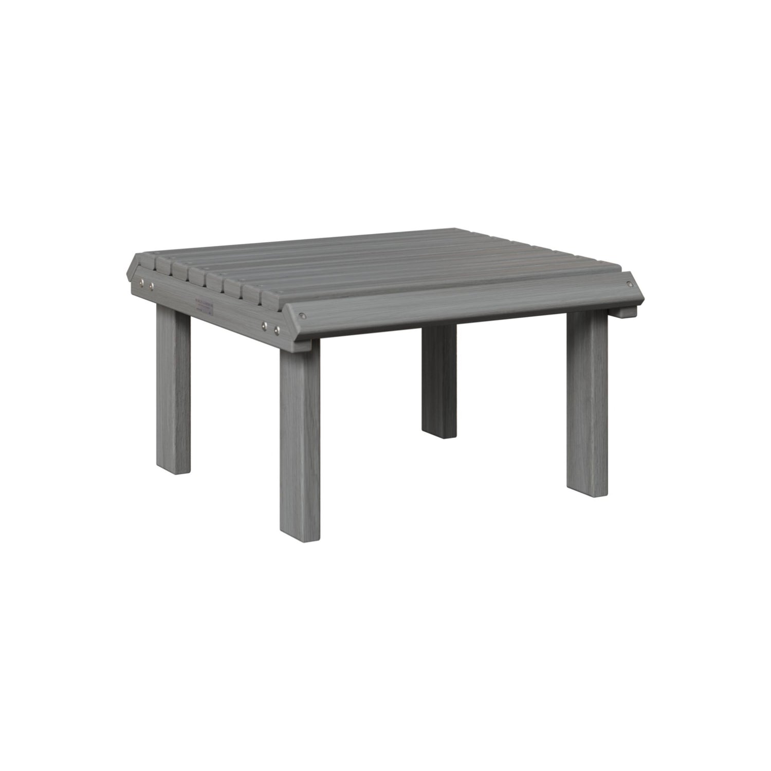Berlin Gardens Outdoor Poly Lumber Stationary Footstool