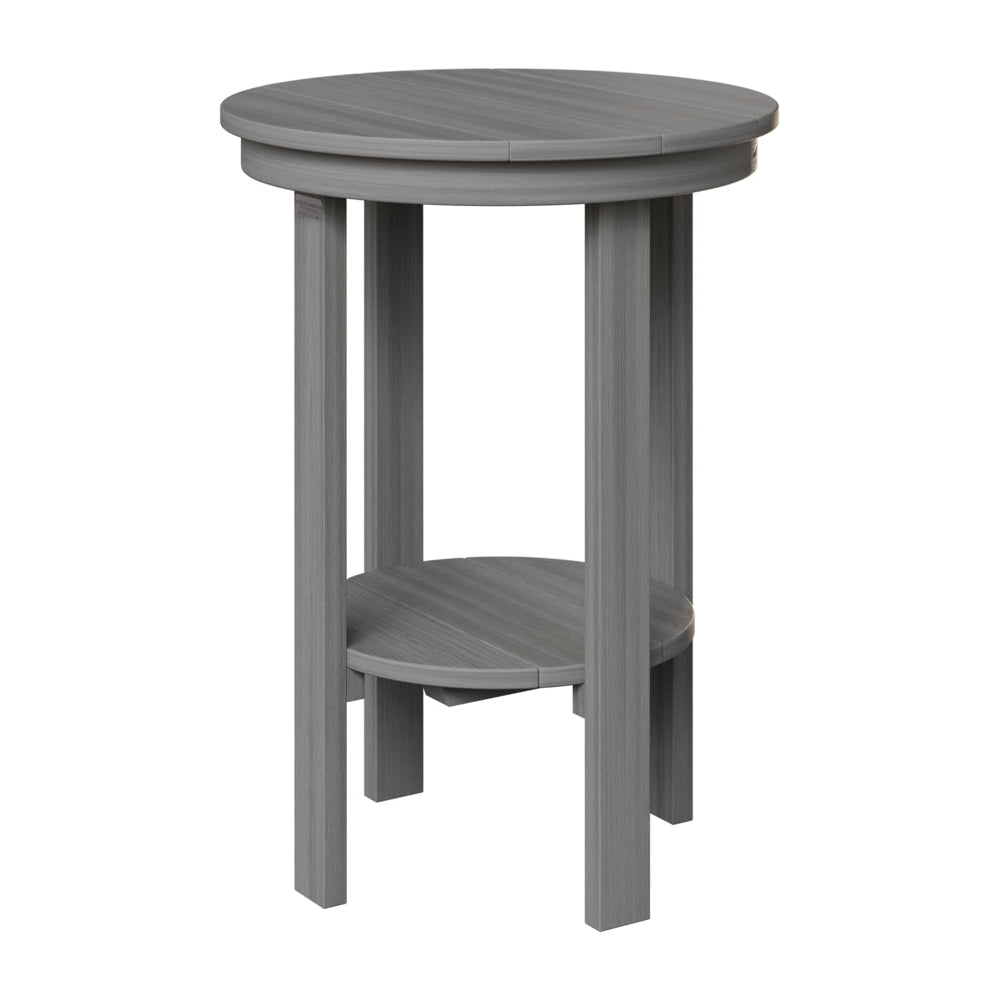 Berlin Gardens Outdoor Poly Lumber Round End Counter Table