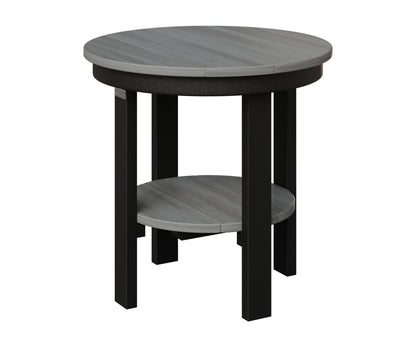 Berlin Gardens Outdoor Poly Lumber Round End Dining Table