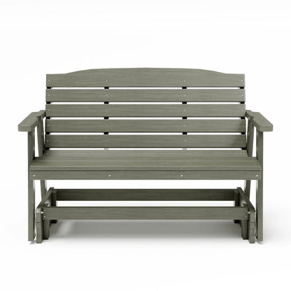 SimplyPoly Amish Made Classic Recycled Plastic Porch Glider