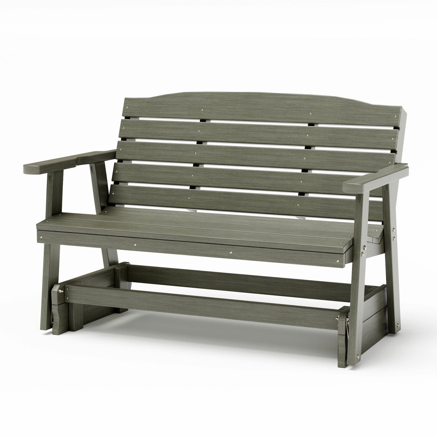 SimplyPoly Amish Made Classic Recycled Plastic Porch Glider