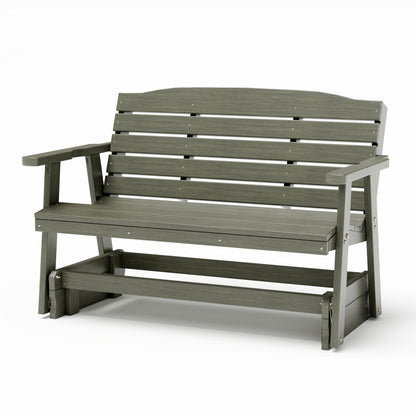 SimplyPoly Amish Made Classic Recycled Plastic Porch Glider