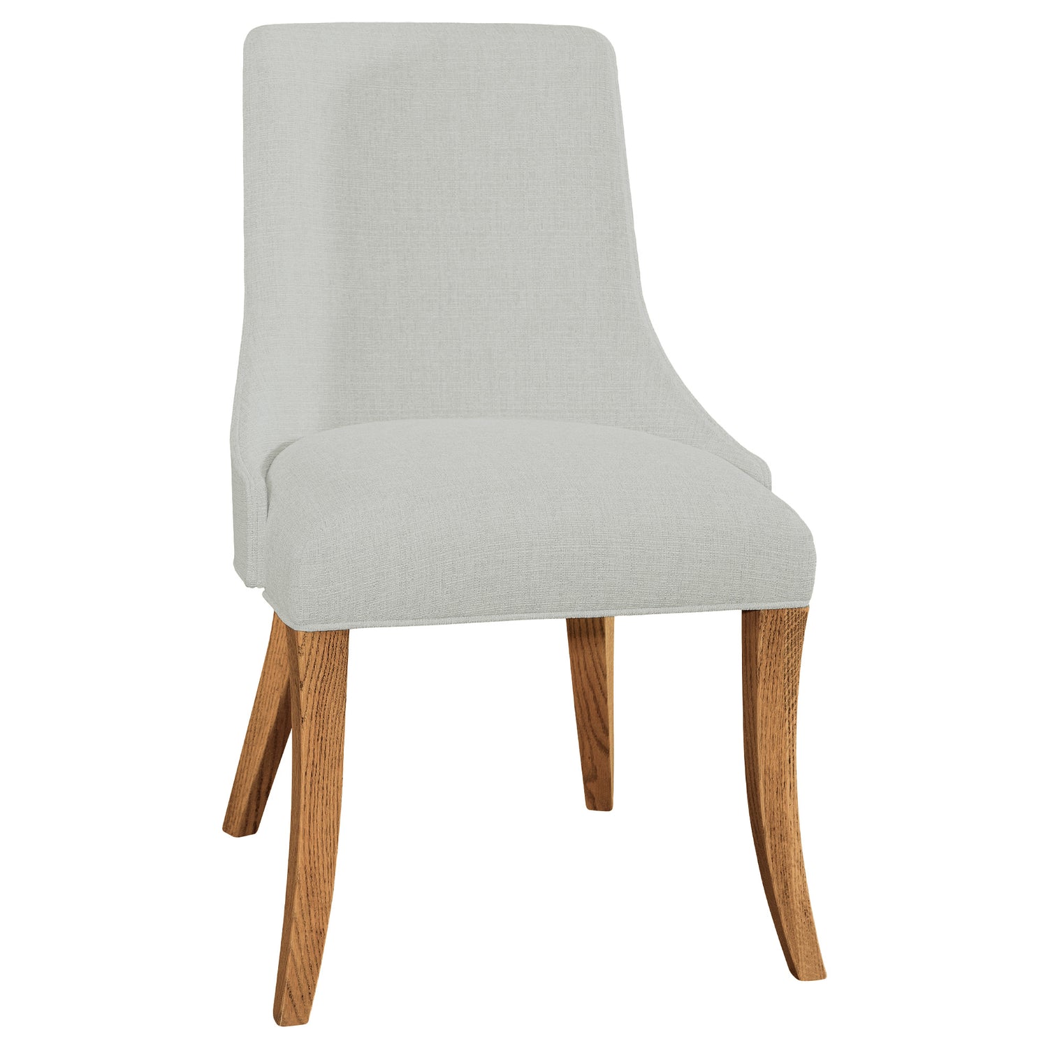 Fairfield Chair in Cherry with Natural Stain and Masa fabric