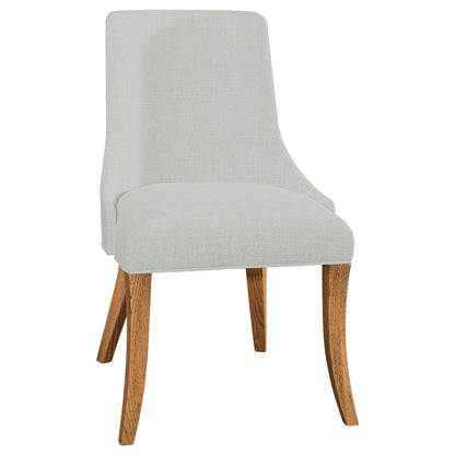 Fairfield Chair in Cherry with Natural Stain and Masa fabric