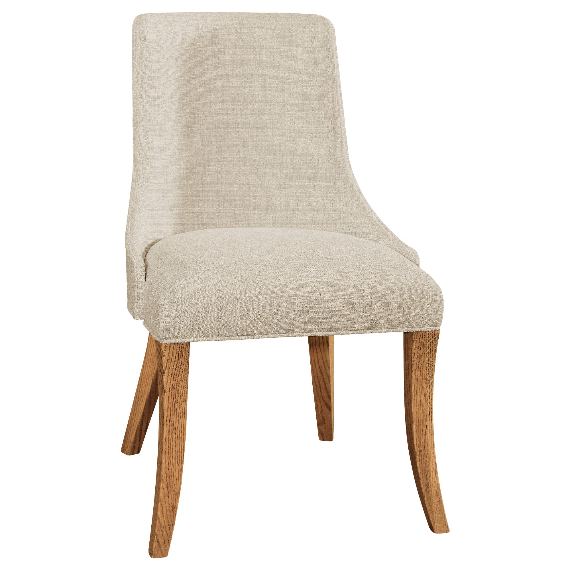 Fairfield Chair in Cherry with Natural Stain and Melody fabric