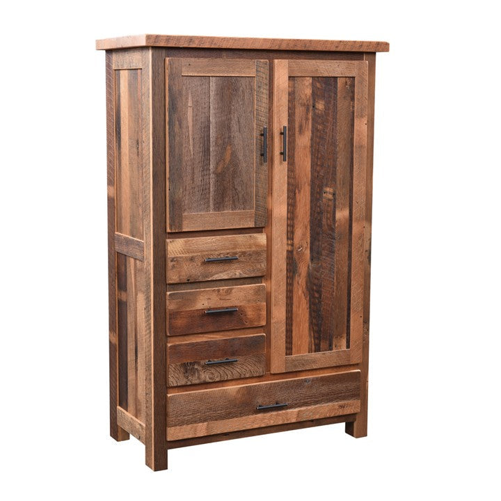 Legacy Estate Rowan Barnwood 4-Drawer Armoire
