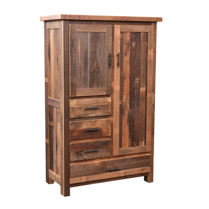 Legacy Estate Rowan Barnwood 4-Drawer Armoire