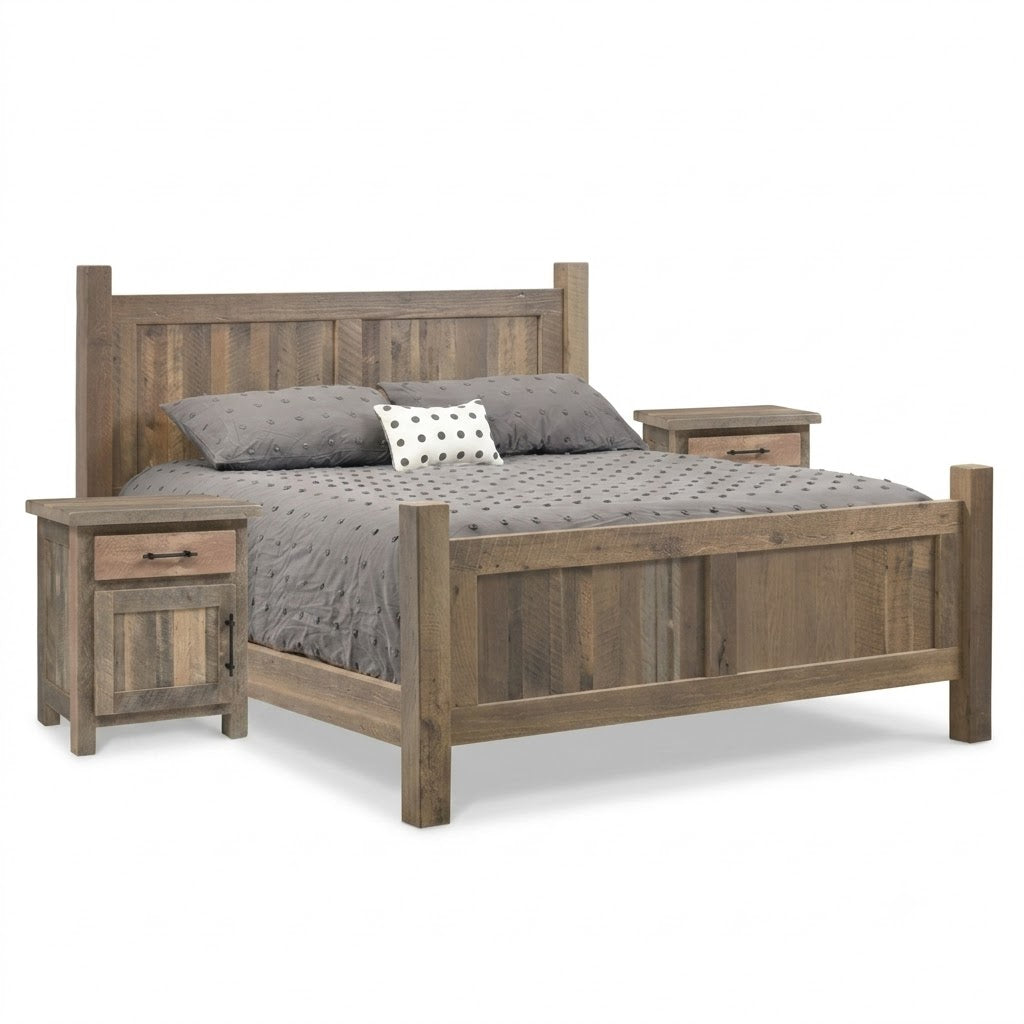 Legacy Estate Rowan Reclaimed Barnwood 3-Piece Bedroom Set