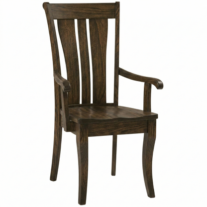Hoosier Timbercraft Brighton Arm Cherry Dining Chair