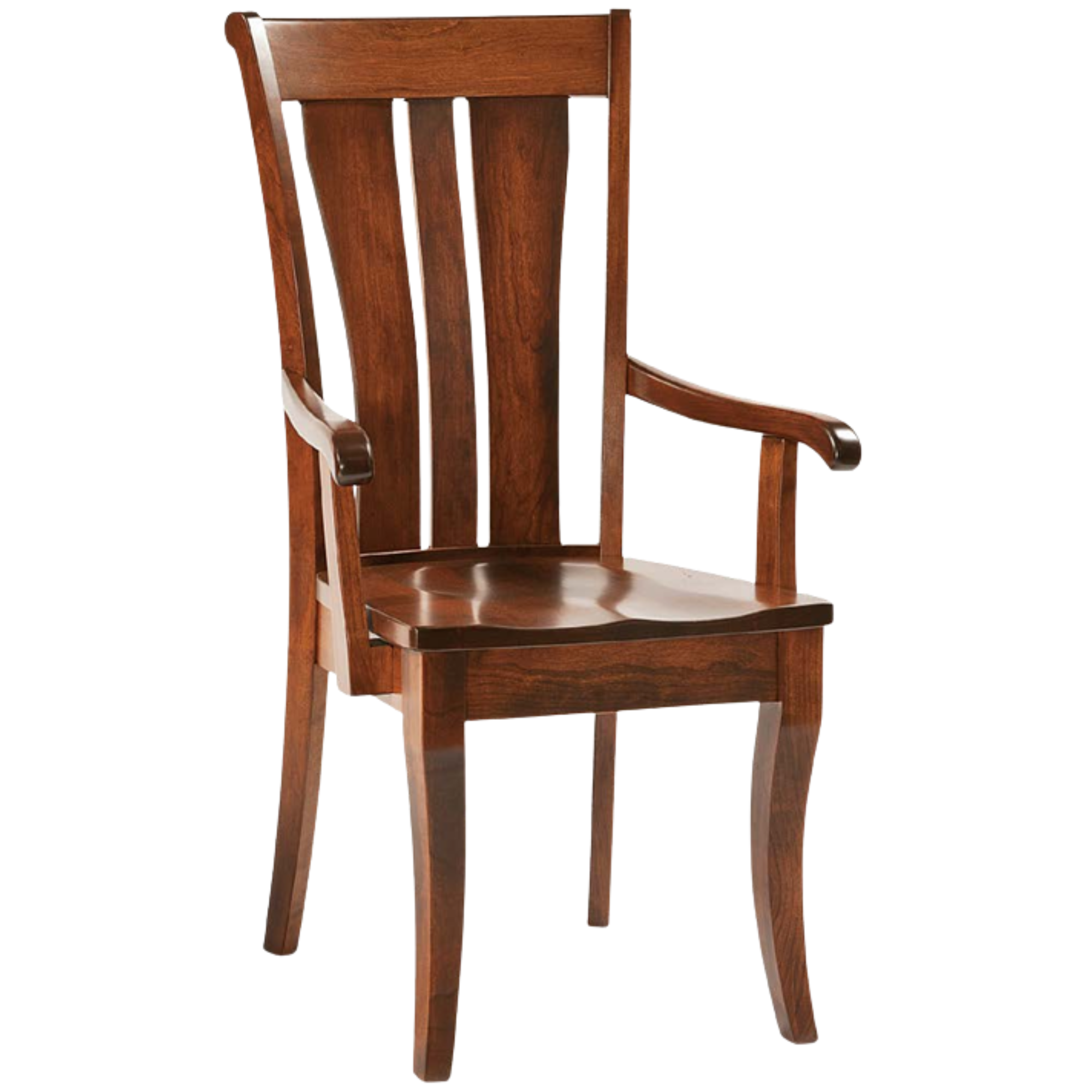 Hoosier Timbercraft Brighton Arm Cherry Dining Chair