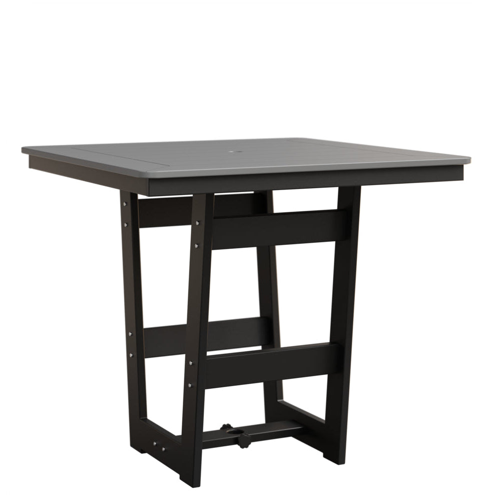 Berlin Gardens Hudson 40″ Outdoor Poly Lumber Square Bar Table