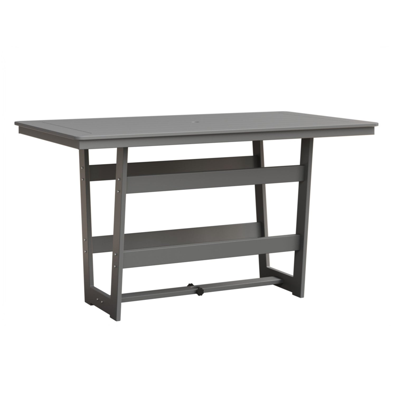 Berlin Gardens Hudson 70″ Outdoor Poly Lumber Rectangular Bar Table