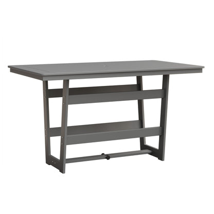 Berlin Gardens Hudson 70″ Outdoor Poly Lumber Rectangular Bar Table