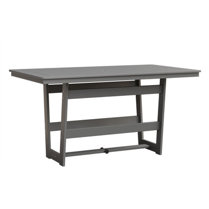 Berlin Gardens Hudson 70″ Outdoor Poly Lumber Rectangular Counter Height Table