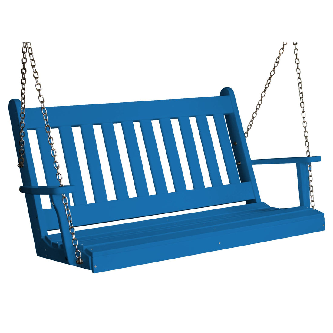 Keystone Amish Co. 5 Foot Franklin Poly Composite Porch Swing, Blue