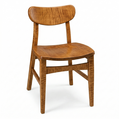 Hoosier Timbercraft Monroe Wood Side Maple Dining Chair