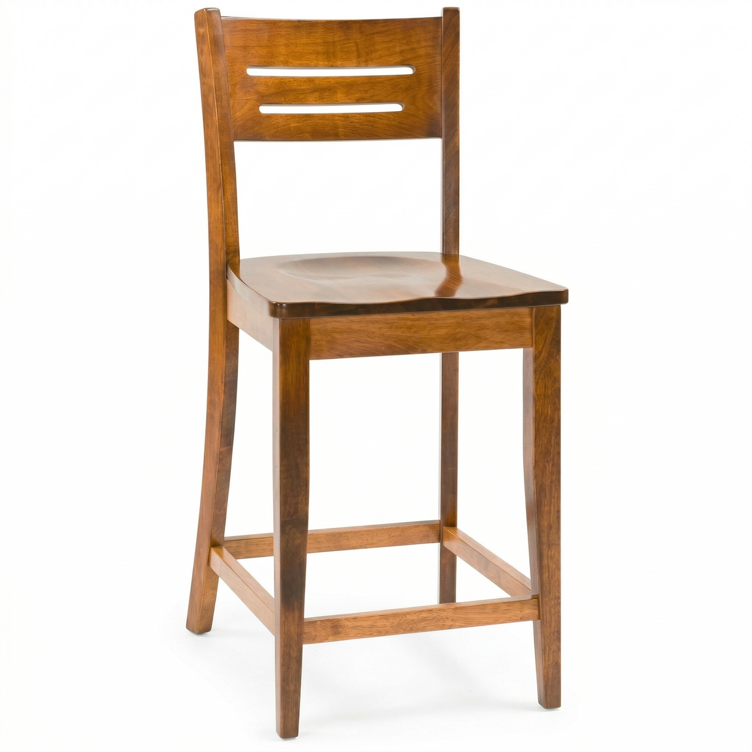 Hoosier Timbercraft Bryant Maple Stationary Bar Chair