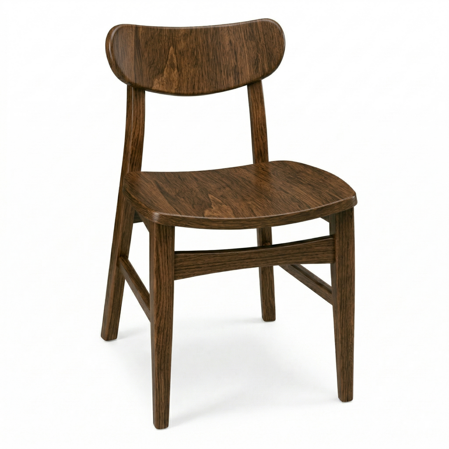 Hoosier Timbercraft Monroe Wood Side Maple Dining Chair