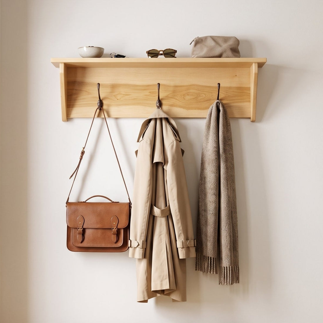 Elk Creek Living Coat Rack Shelf