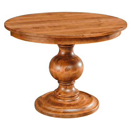 Hoosier Timbercraft Glenwood Round Pedestal Maple Dining Height Table
