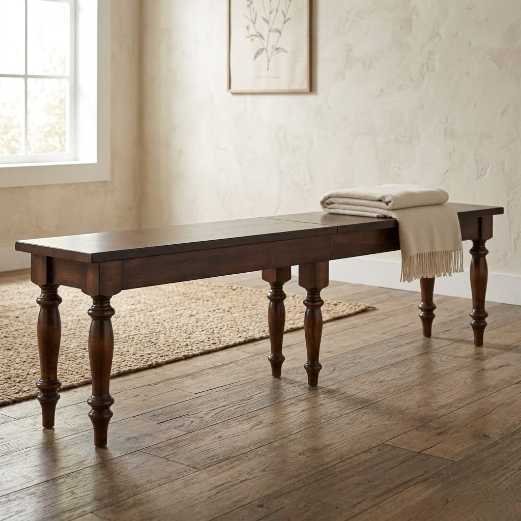 Hoosier Timbercraft Goshen Maple Dining Bench