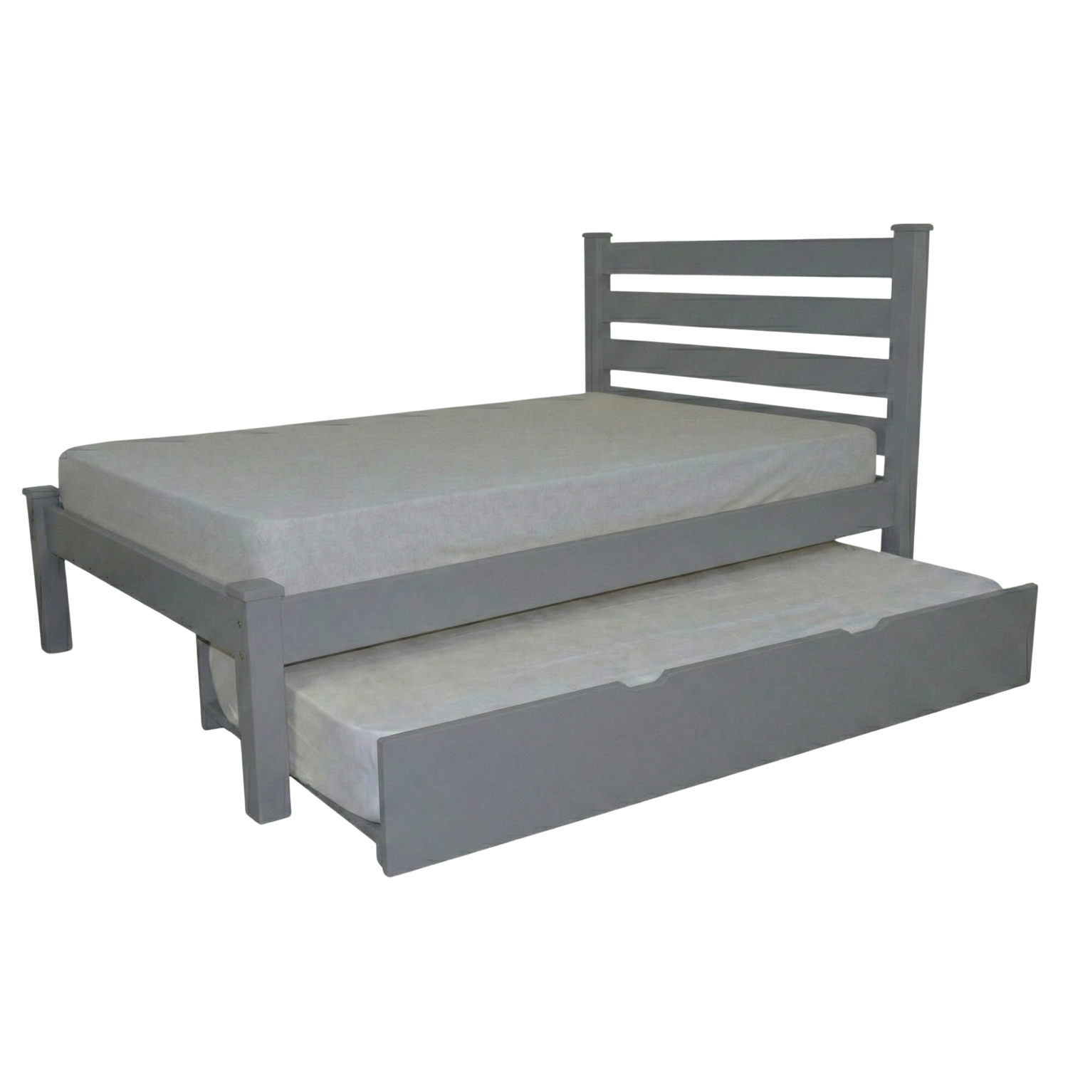 Versaloft Homestead Amish Made Bed Frame with Headboard and Trundle Unit
