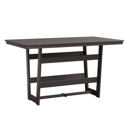Berlin Gardens Hudson 70″ Outdoor Poly Lumber Rectangular Bar Table