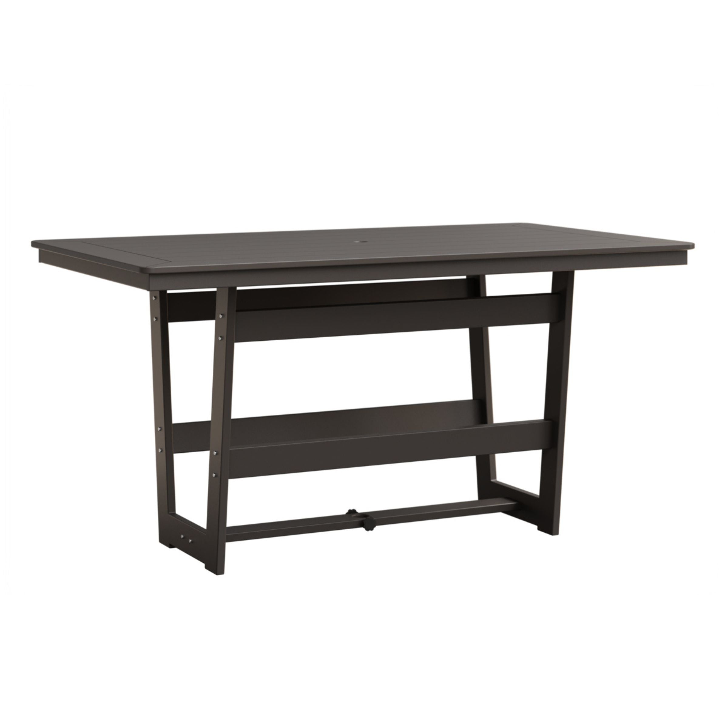 Berlin Gardens Hudson 70″ Outdoor Poly Lumber Rectangular Counter Height Table