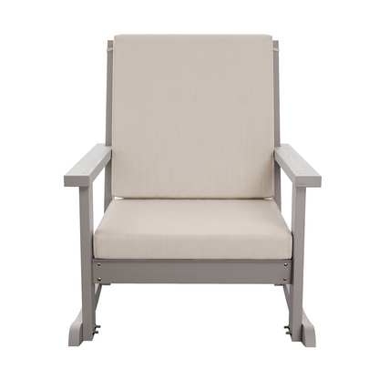 Amish Casual Deep Seated Rocking Chair with Cushion