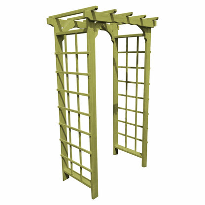 Heritage Lawncraft Dover Pressure Treated Wood Garden Arbor