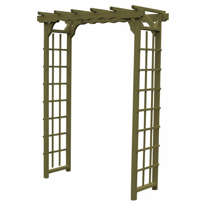 Heritage Lawncraft Dover Pressure Treated Wood Garden Arbor